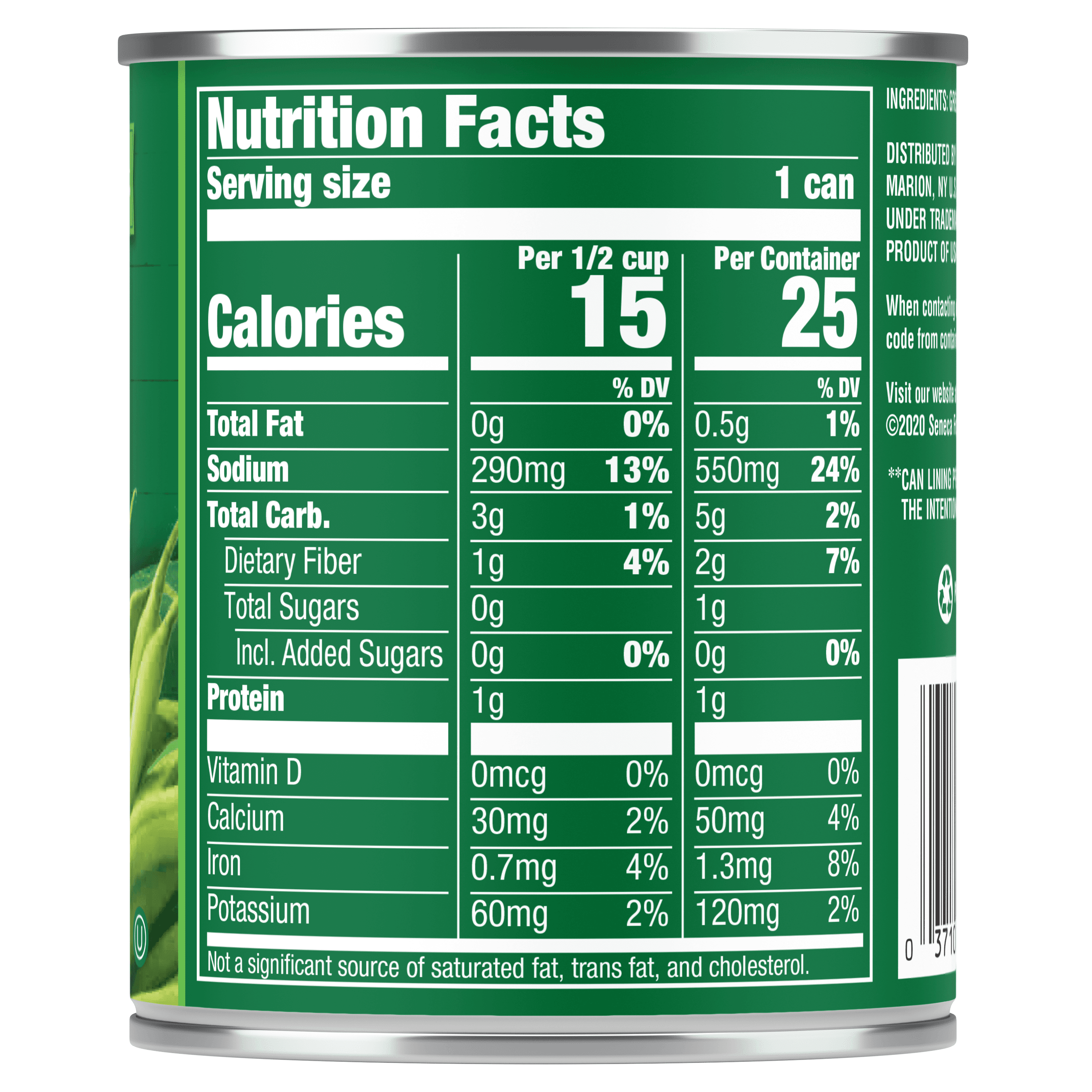 Canned Green Beans Nutrition Facts