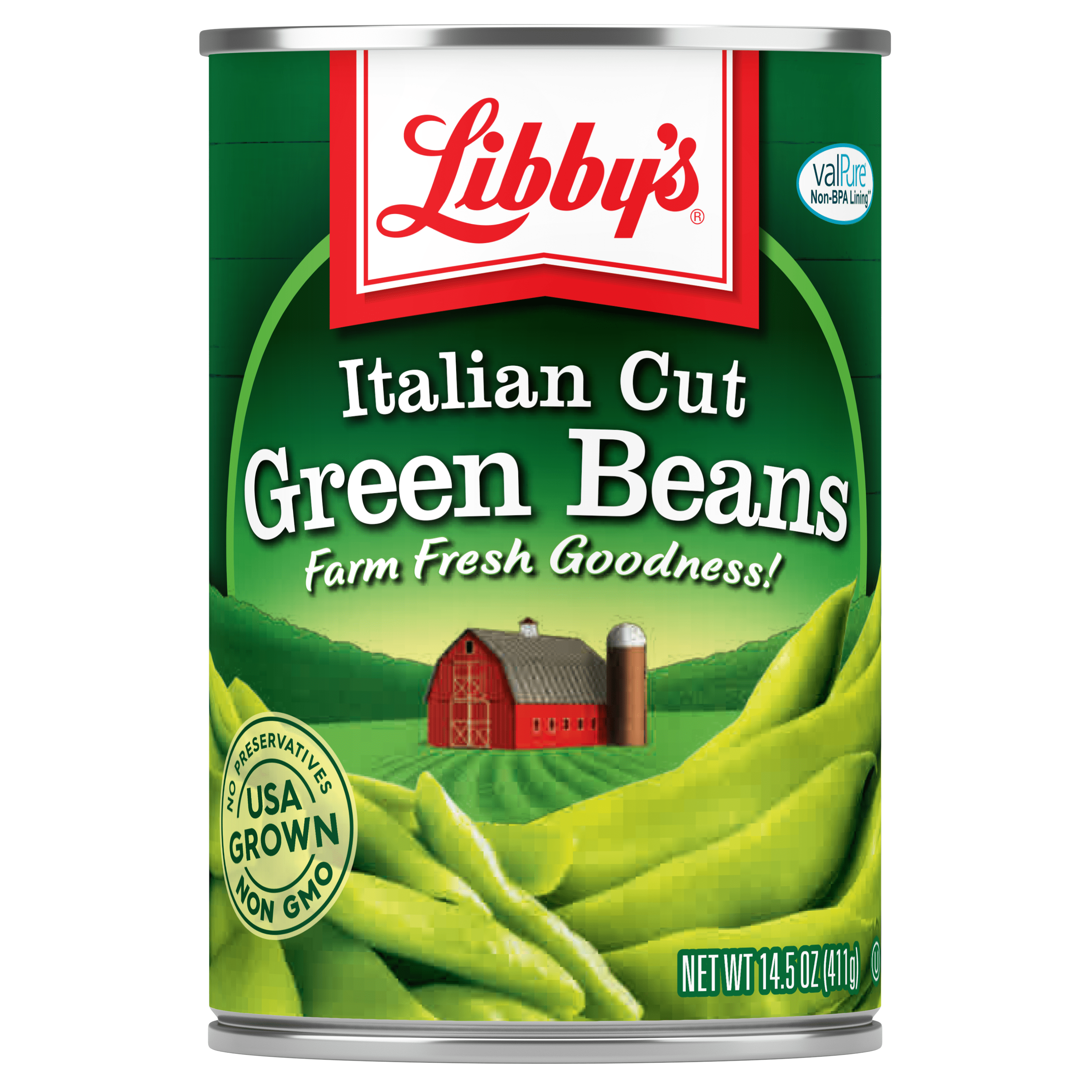 Libby's Italian Cut Green Beans | Classically Delicious, Mild