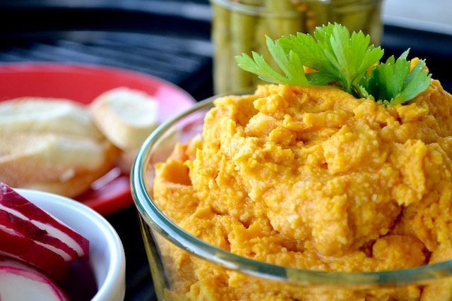 Carrot and Turmeric Hummus