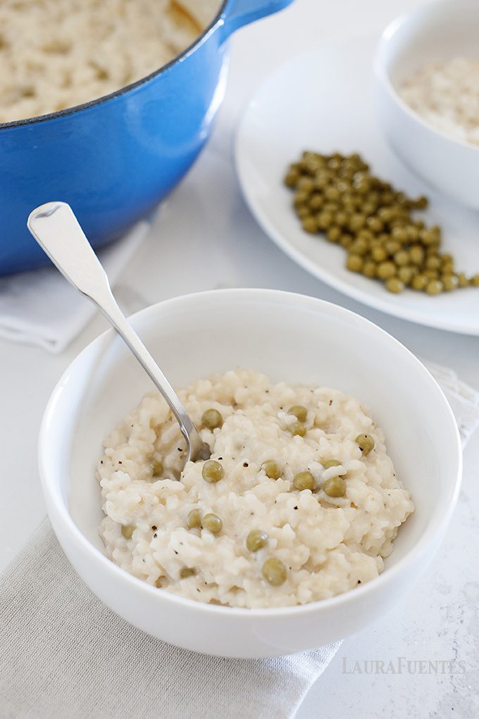 Parmesan and Peas Risotto