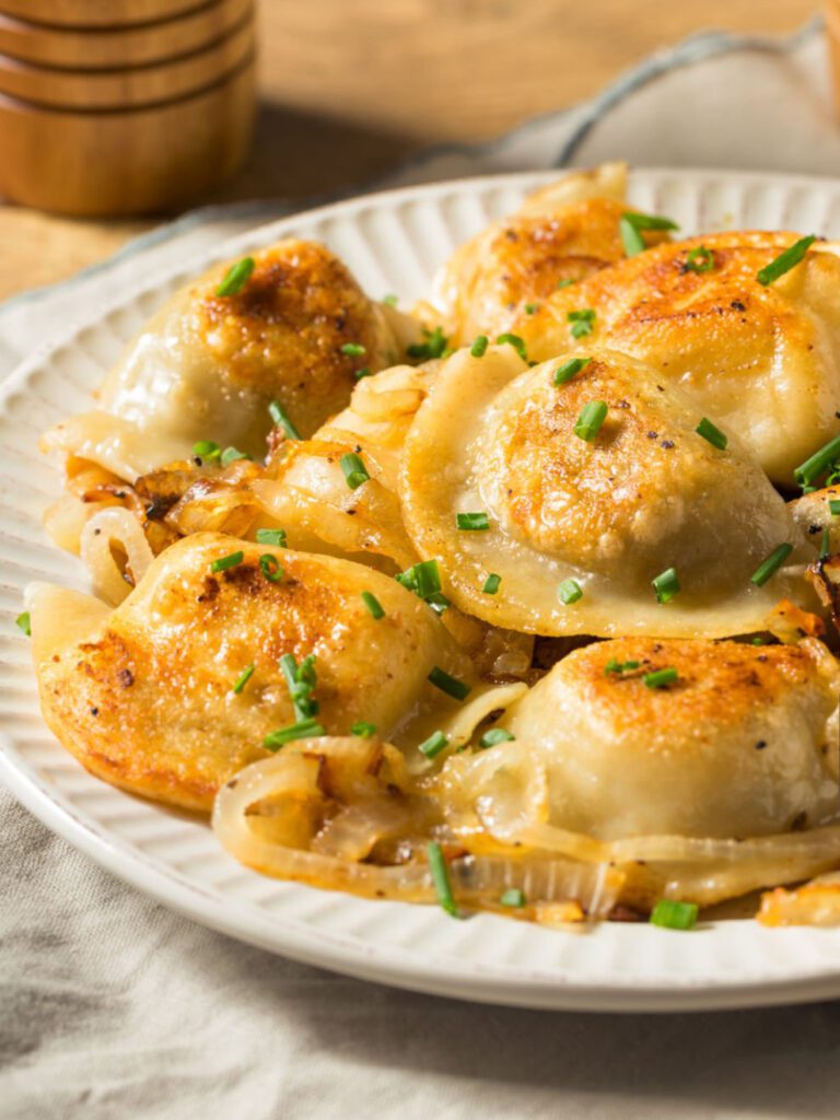 Cheesy Sauerkraut Pierogi