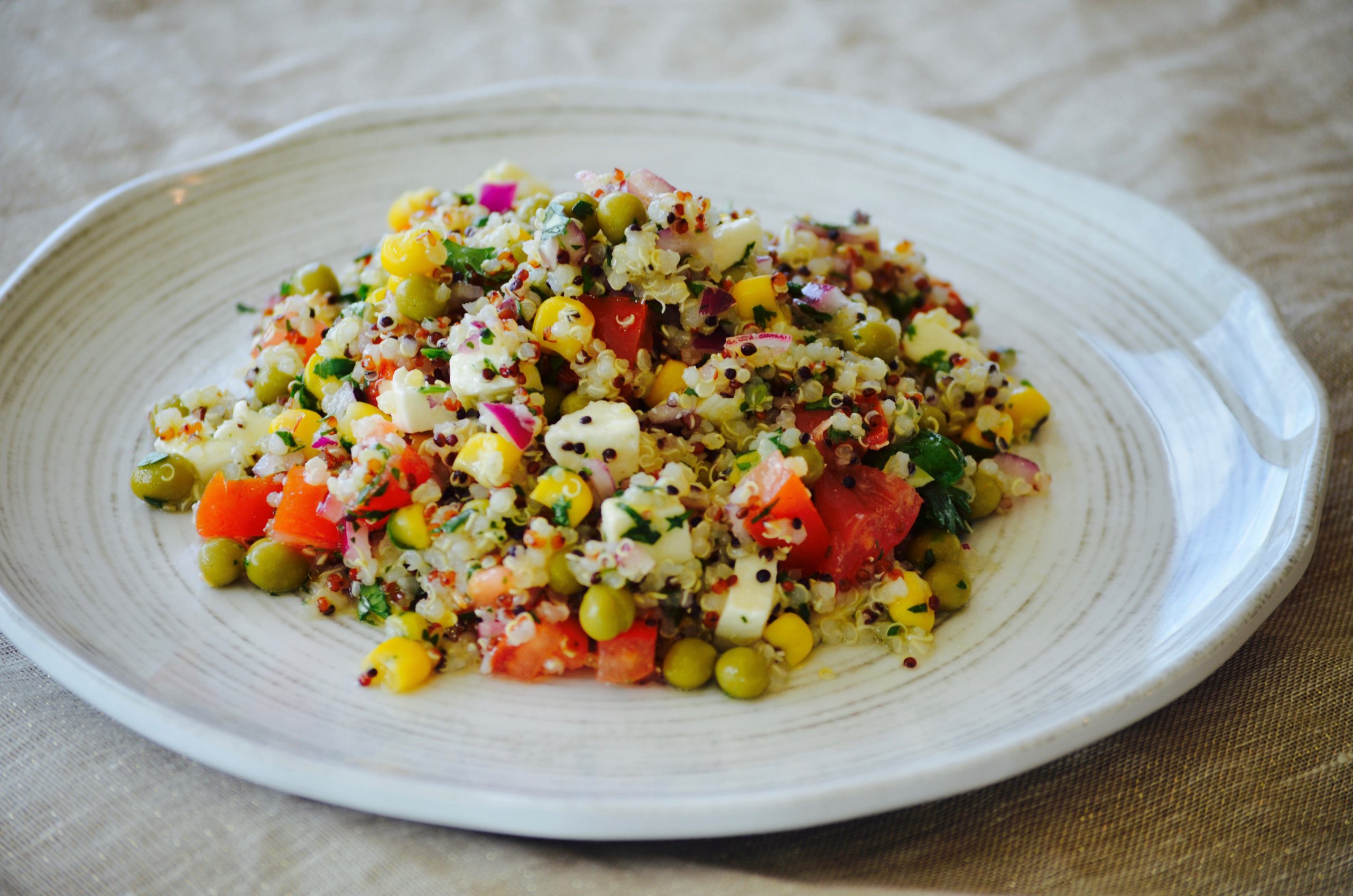 Quinoa Salad with Corn and Peas - Libby's Vegetables