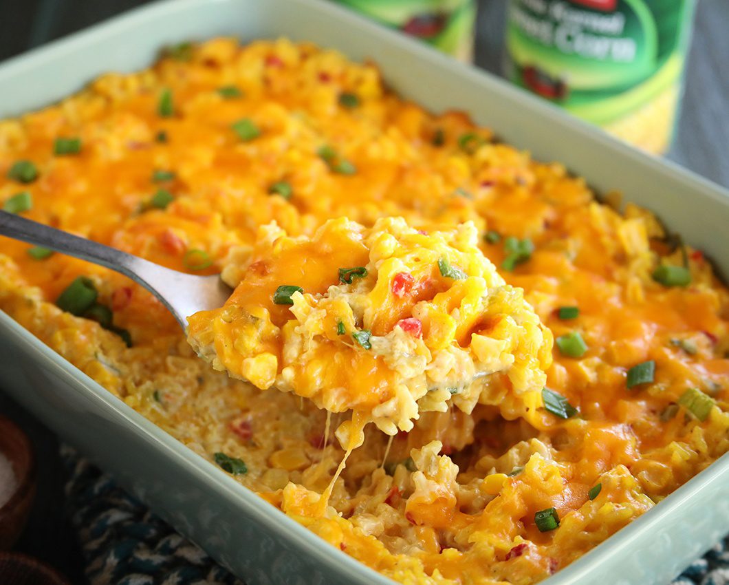 Cheesy Corn and Rice Casserole - Libby's Vegetables