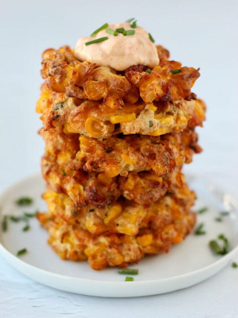 Air Fryer Corn Fritters