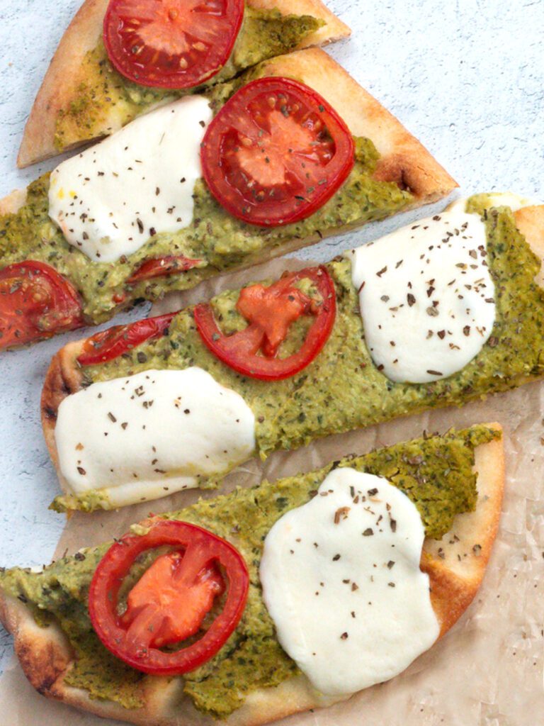 Pea Pesto Flatbreads