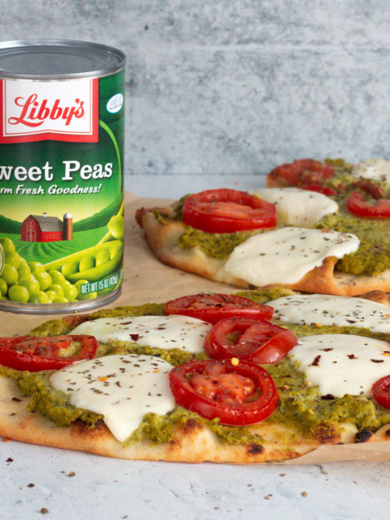 Pea Pesto Flatbreads