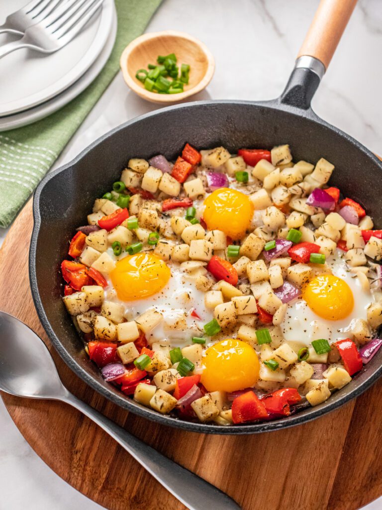 One Skillet Breakfast Hash